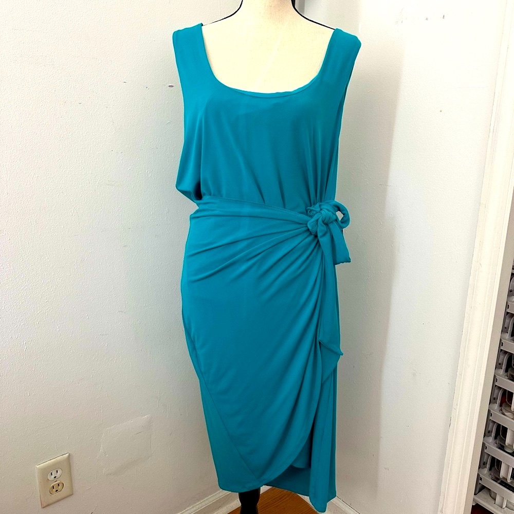 Chic Teal Express Dress